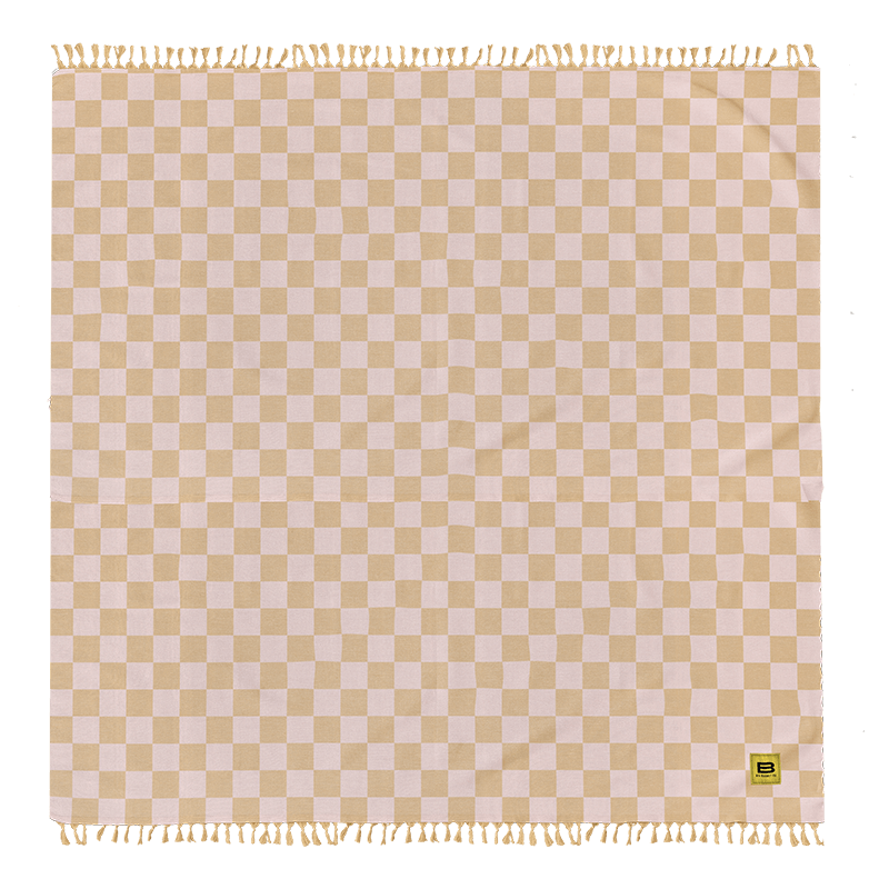 Beige Checkered