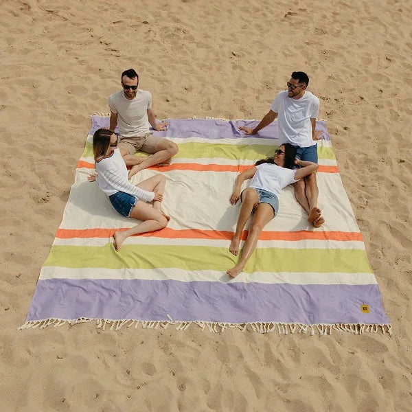 Big Blanket Big Beachy™ Blanket — Bright Stripes 10' x 10'
