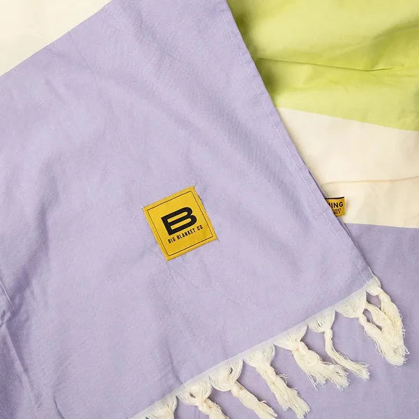 Big Blanket Big Beachy™ Blanket — Bright Stripes 10' x 10'