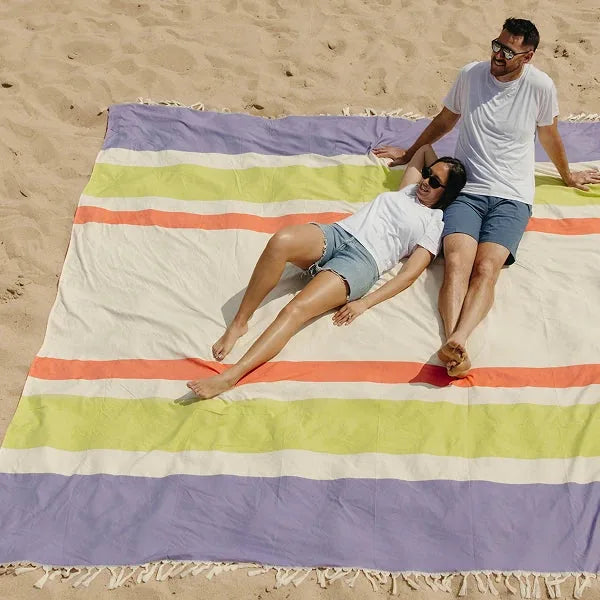 Big Blanket Big Beachy™ Blanket — Bright Stripes 10' x 10'
