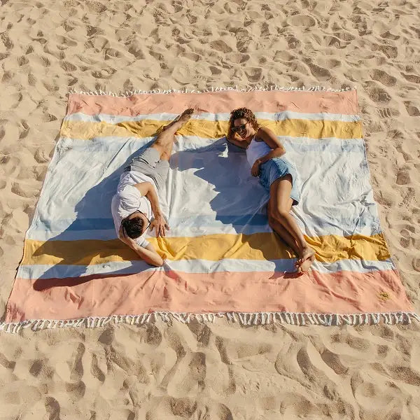 Big Blanket Big Beachy™ Blanket — Sunrise Stripes 10' x 10'