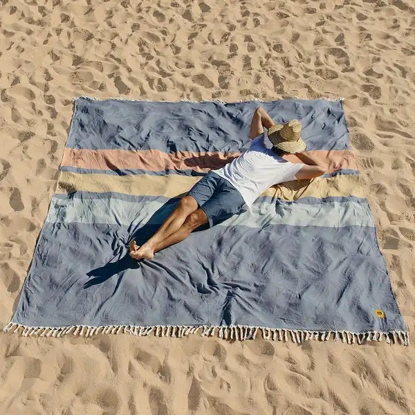 Big Blanket Big Beachy™ Blanket — Sunset Stripes 10' x 10'