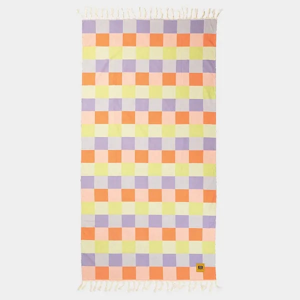 Big Blanket Big Beachy™ Towel — Outdoor towel in Bright Checkers