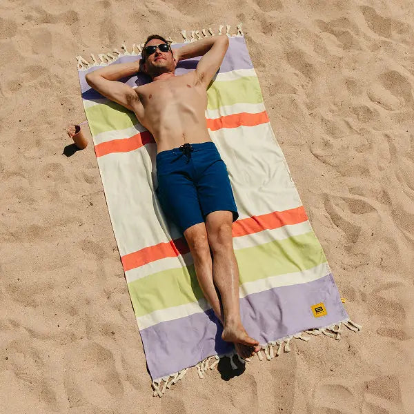 Big Blanket Big Beachy™ Towel — Bright Stripes