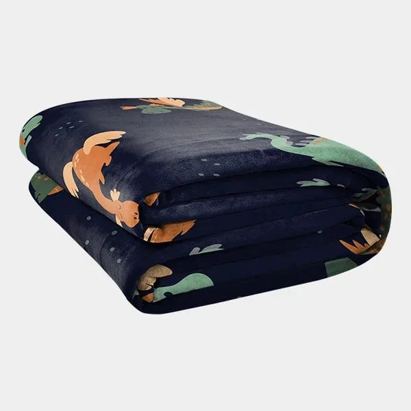 Big Blanket Original Stretch™ Kids Blanket — 4-way stretch knit in Dragons