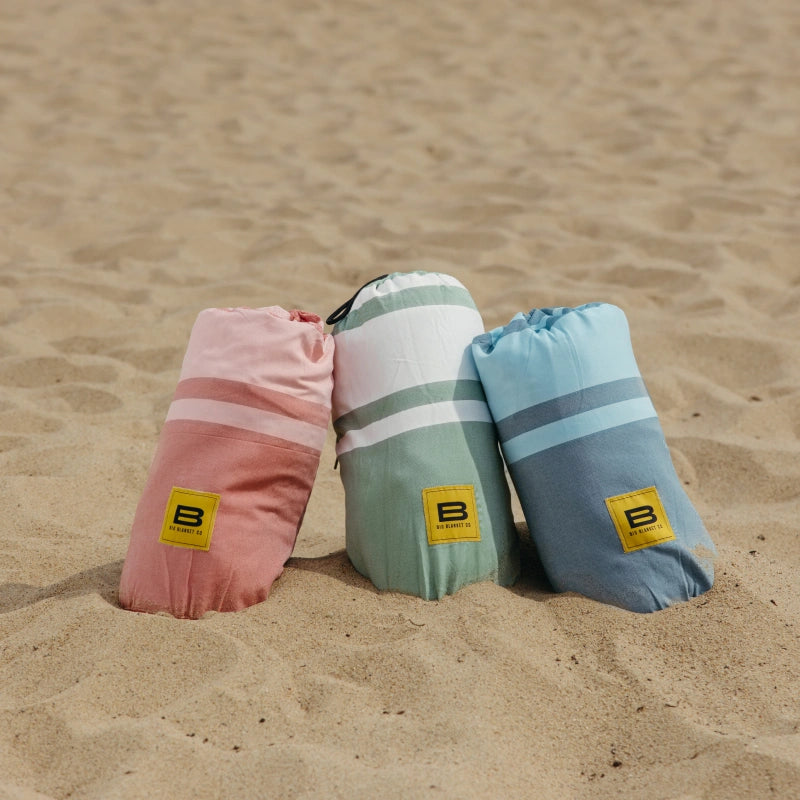 Big Beachy Blanket in Golden Checkered