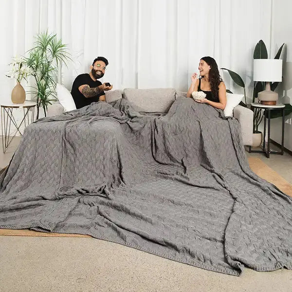 Big Blanket Factory Sale: Classic Knitted™ Blanket — Chunky knit