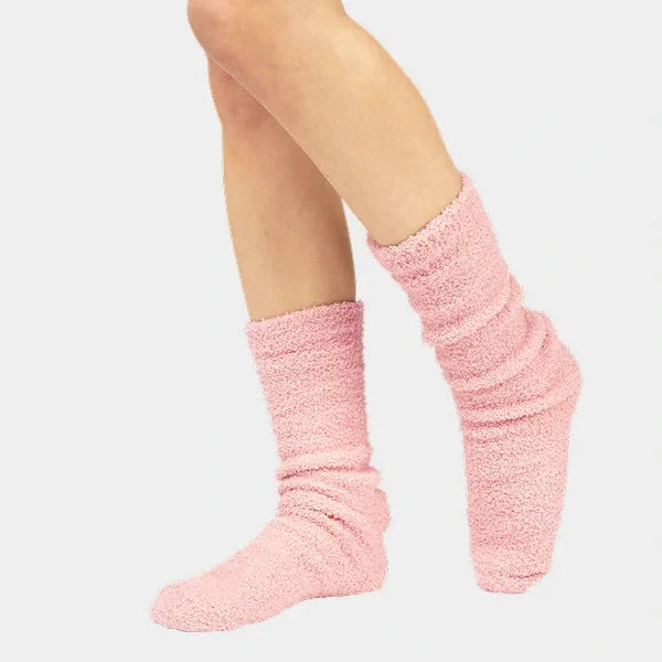 Big Blanket Cozy Toes™ Socks — Knit in Blush