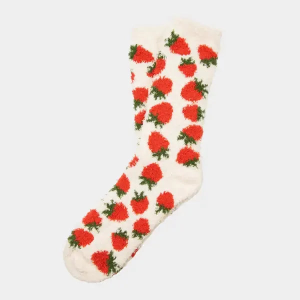 Big Blanket Cozy Toes™ Socks — Knit in Strawberry