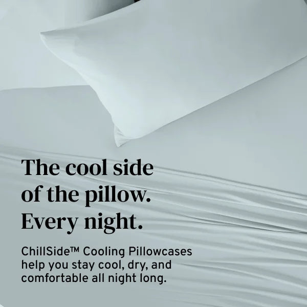 Chillside™ Pillowcases in Arctic Sky