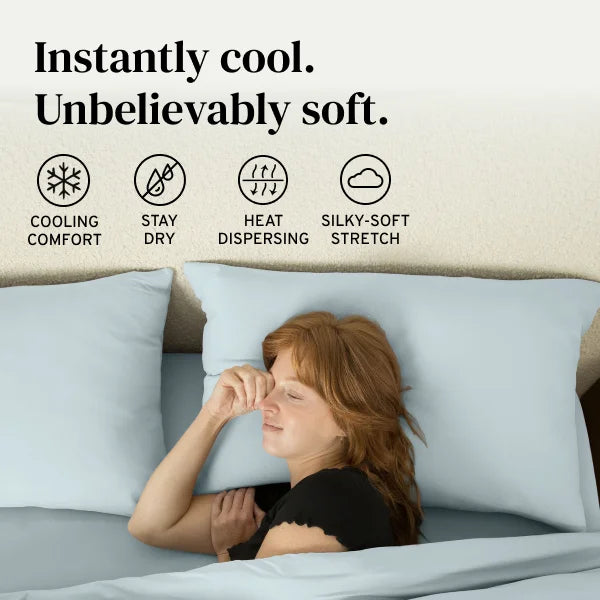 Chillside™ Pillowcases in Arctic Sky