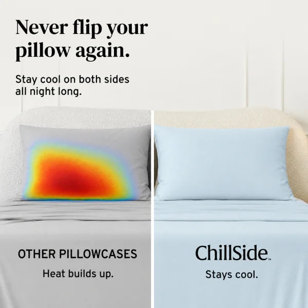 Chillside™ Pillowcases in Arctic Sky