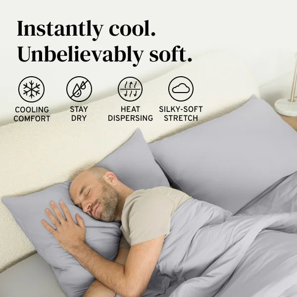 Chillside™ Pillowcases in Moon Mist