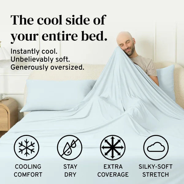 Chillside™ Sheets in Arctic Sky