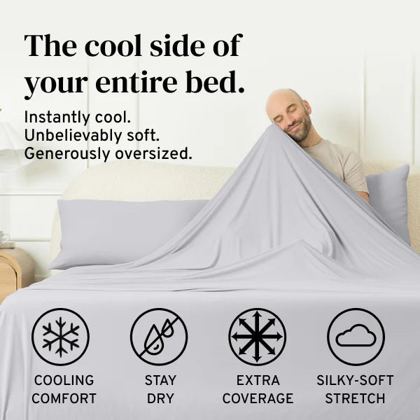 Chillside™ Sheets in Moon Mist