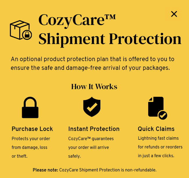 CozyCare™ Order Protection