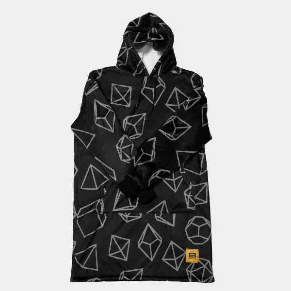 Big Blanket Hideout Hoodie™ — Sherpa-lined fleece in Dice