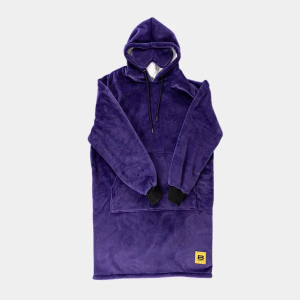 Big Blanket Hideout Hoodie™ — Sherpa-lined fleece in Purple