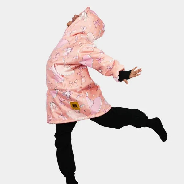 Big Blanket Hideout Hoodie™ Kids — Sherpa-lined fleece