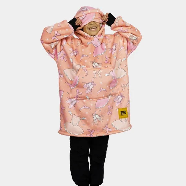 Big Blanket Hideout Hoodie™ Kids — Sherpa-lined fleece