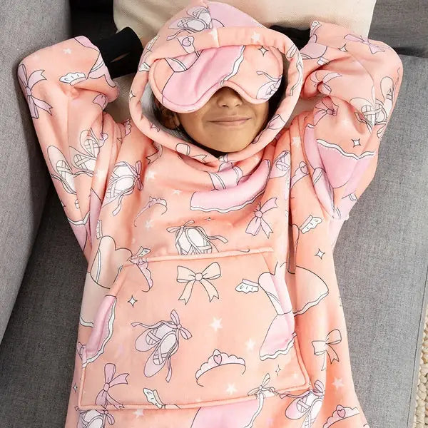 Big Blanket Hideout Hoodie™ Kids — Ballerina