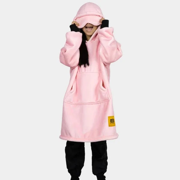 Big Blanket Hideout Hoodie™ Kids — Sherpa-lined fleece