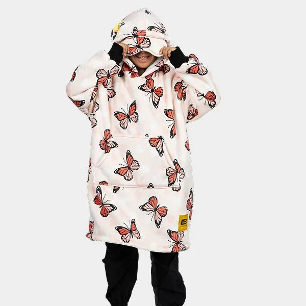 Big Blanket Hideout Hoodie™ Kids — Sherpa-lined fleece