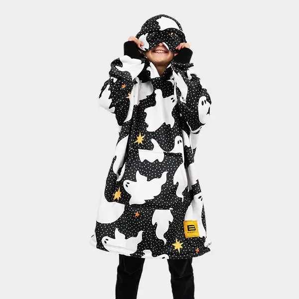 Big Blanket Hideout Hoodie™ Kids — Sherpa-lined fleece
