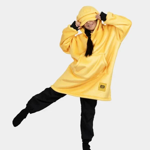 Big Blanket Hideout Hoodie™ Kids — Sherpa-lined fleece
