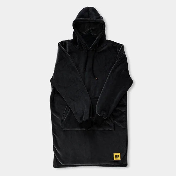 Big Blanket Hideout Hoodie™ Lite — Lightweight fleece in Black