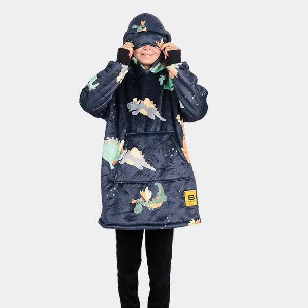 Big Blanket Hideout Hoodie™ Kids — Dragons