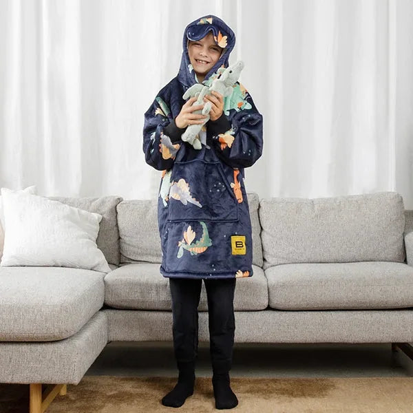 Big Blanket Hideout Hoodie™ Kids — Dragons