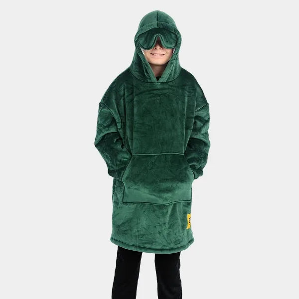 Big Blanket Hideout Hoodie™ Kids — Sherpa-lined fleece