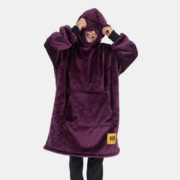 Big Blanket Hideout Hoodie™ Kids — Plum
