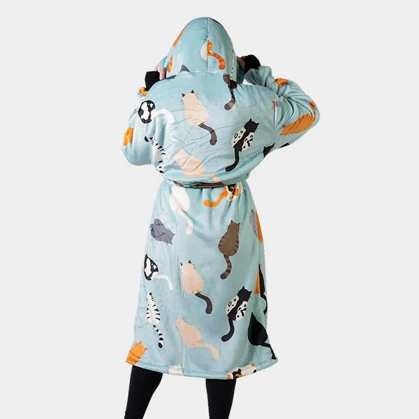 Big Blanket Hideout Robe™ — Sherpa-lined fleece