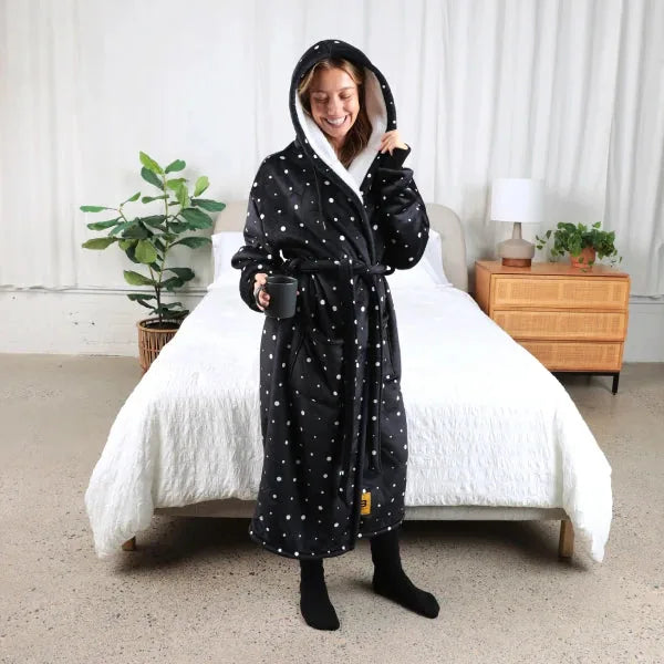 Big Blanket Hideout Robe™ — Sherpa-lined fleece