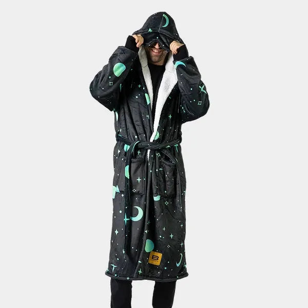 Big Blanket Hideout Robe™ — Sherpa-lined fleece