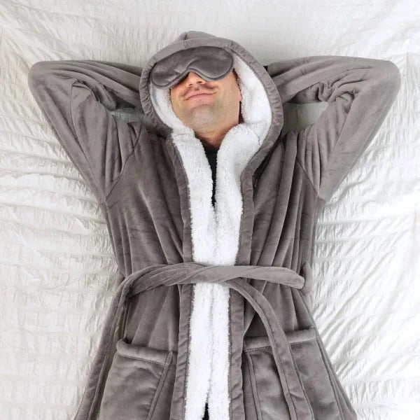 Big Blanket Hideout Robe™ — Sherpa-lined fleece