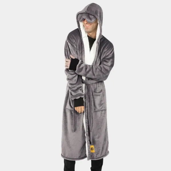 Big Blanket Hideout Robe™ — Sherpa-lined fleece