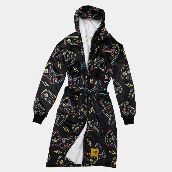 Big Blanket Hideout Robe™ — Sherpa-lined fleece in Player 1