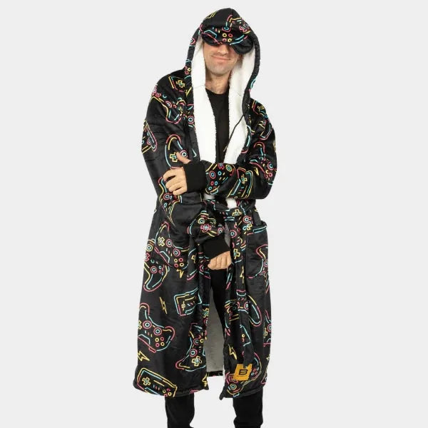Big Blanket Hideout Robe™ — Sherpa-lined fleece