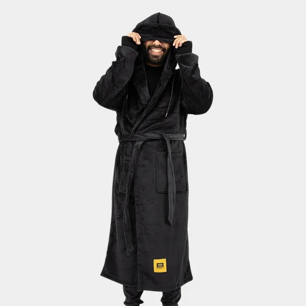 Big Blanket Hideout Robe™ Lite — Black