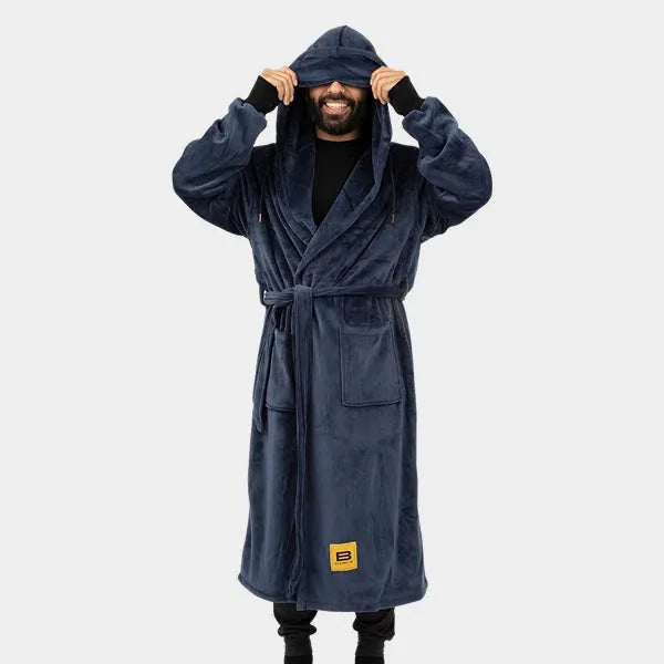 Big Blanket Hideout Robe™ Lite — Navy