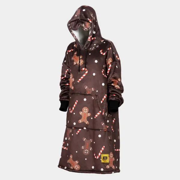 Big Blanket Hideout Hoodie™ — Sherpa-lined fleece in Gingerbread