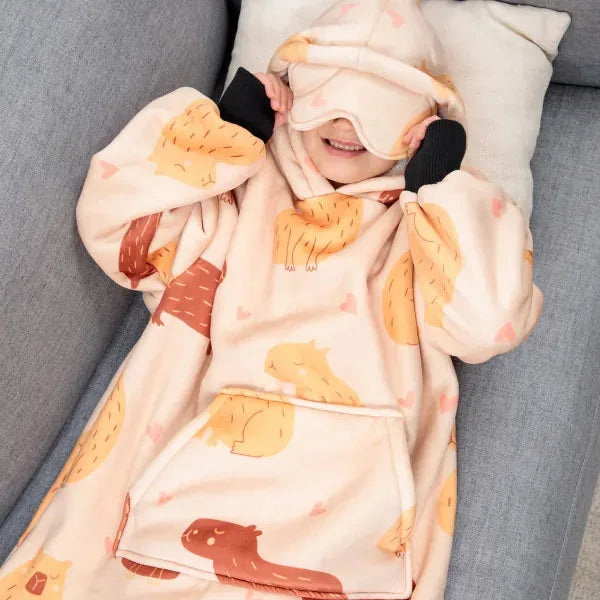 Big Blanket Hideout Hoodie™ Kids — Sherpa-lined fleece