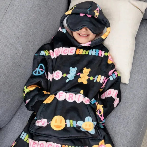Big Blanket Hideout Hoodie™ Kids — Sherpa-lined fleece