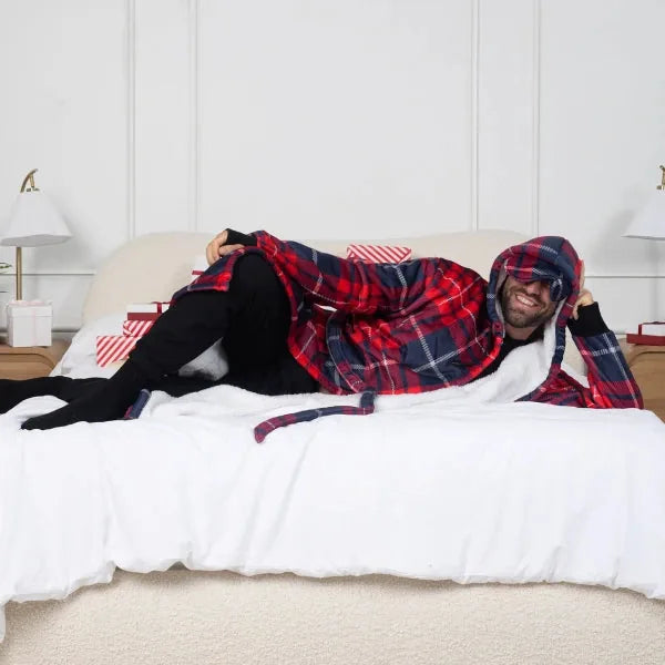 Big Blanket Hideout Robe™ — Sherpa-lined fleece
