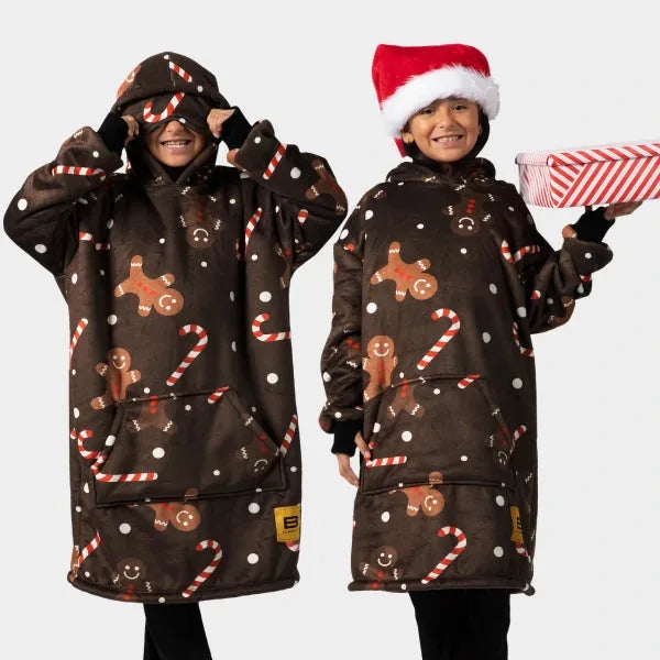 Big Blanket Hideout Hoodie™ Kids — Sherpa-lined fleece