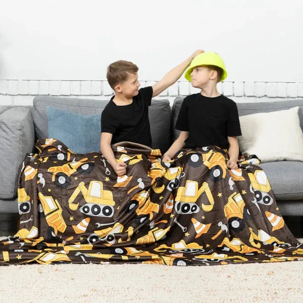 Big Blanket Original Stretch™ Blanket — Construction Zone