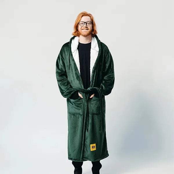Big Blanket Hideout Robe™ — Sherpa-lined fleece